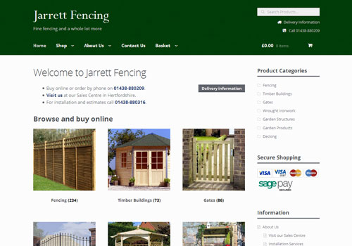 Jarrett Fencing website