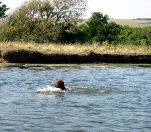 Swimming in the Cuckmere