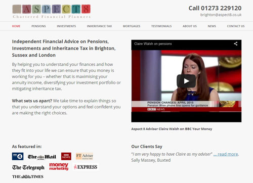 Independent Financial Advisers website