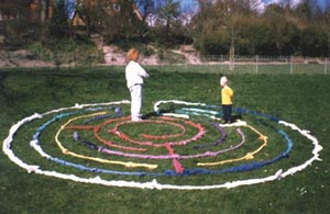Labyrinth in Queens Park