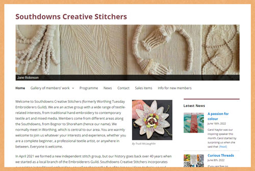 Southdowns Creative Stitchers website