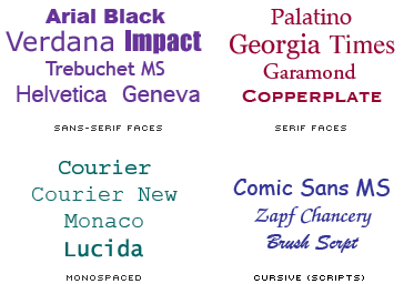 web fonts